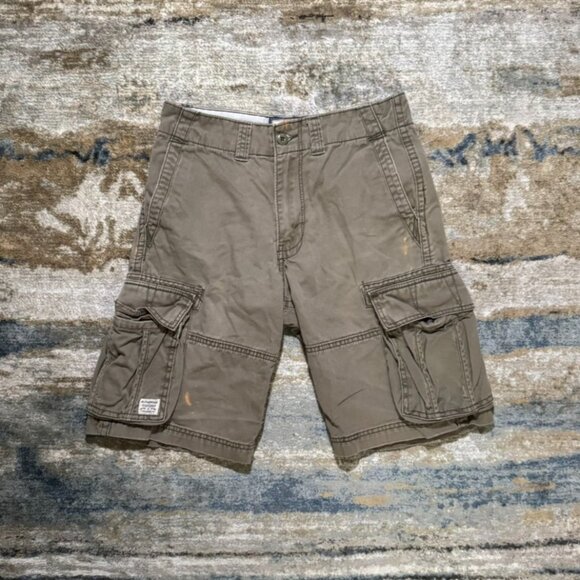 Levi Strauss & Co. Cargo Shorts - Olive Relaxed Fit Men's 28 Waist - Picture 1 of 4